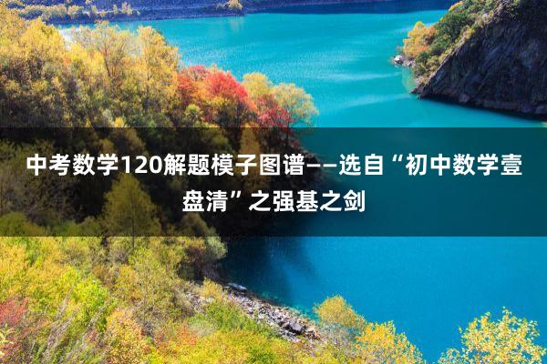 中考数学120解题模子图谱——选自“初中数学壹盘清”之强基之剑