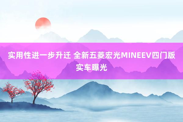 实用性进一步升迁 全新五菱宏光MINEEV四门版实车曝光